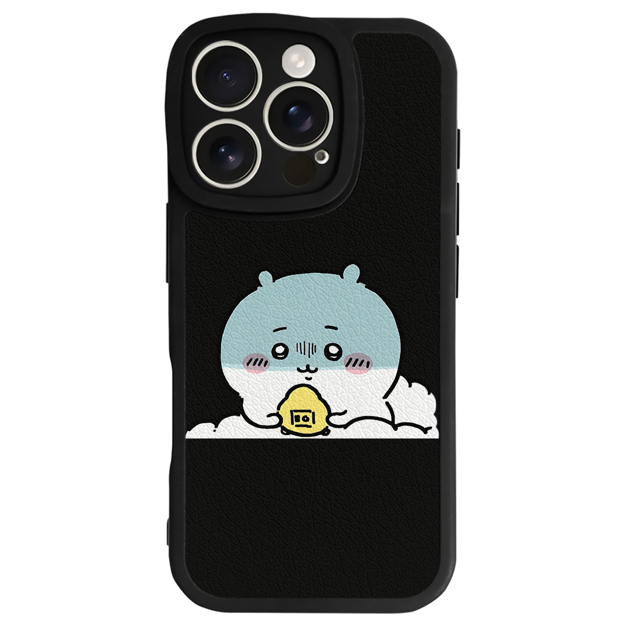 （画像用） ちいかわ ちいかわ Chii-kawa chiikawa 【iPhone 16シリーズ対応】シリコンスマホケース（レザー調） 材質：シリコン